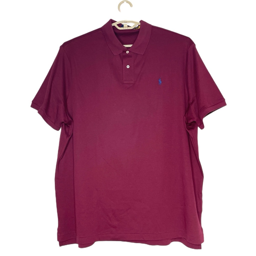 Polo Ralph Lauren Magenta Polo Shirt Sz XXL